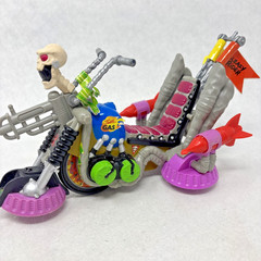 Teenage Mutant Ninja Turtles ’90 Psycho Cycle Motorcycle w/ Zip Cord 95%COMPLETE