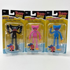 Poppy Playtime Bendy Figure Set Huggy Wuggy Kissy Missy Killy Willy McFarlane