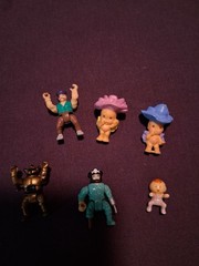 Plastic Mini Figure Set Mixed Lot Multicolor Miniature Toy Figures