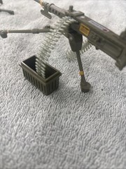 Lot Of Vintage 1985 Coleco Rambo Machine Gun/Assault Accessories: See Details