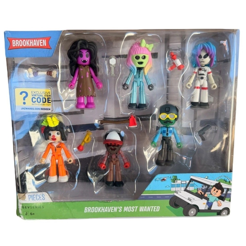 Jazwares DevSeries Roblox Brookhaven’s Most Wanted Multipack Action Figures