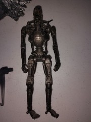 MOVIE MANIACS Vintage T2 T-800 T-1000 Action Figure Modern Black Endoskeleton