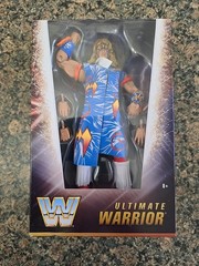 WWE Ringside Exclusive Elite Wrestlemania Ultimate Warrior Brand New Sealed…