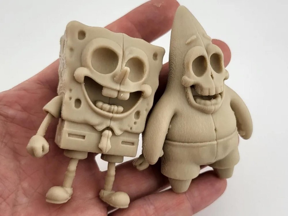 SpongeBob & Patrick Skeleton Duo Bikini Bottom Horror