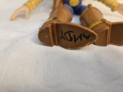 Disney Pixar Toy Story Fire Fightin’ Woody Soft Doll 2004 Drawstring WORKS READ