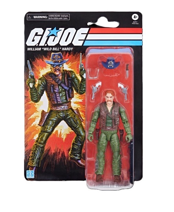 G.I. Joe Classified Series Retro Cardback William Wild Bill Hardy 6″ Figure