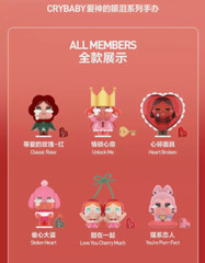 2025 Authentic CRYBABY CRYING FOR LOVE Series Blind Box Confirmed Figure Toy