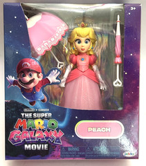 “Super Mario 2 Galaxy Movie” Princess Peach + Umbrella birthday gift, Jakks New