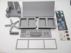 Custom 1:12 Mission Control Radar Panel w/ Operator Chair Diorama Prop Set TYPE1