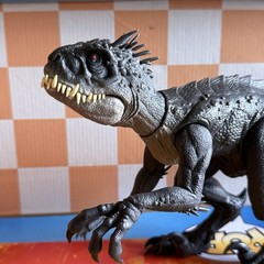 Jurassic World Scorpios Rex Ultimate Damage Figure Mattel With Sounds