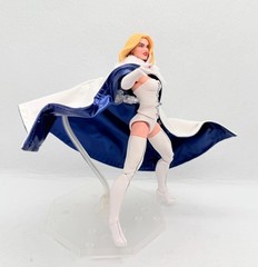SU-C-EMF-DBW: 1/12 Wired White Blue Cape for Marvel Legends X-Men 97 Emma Frost