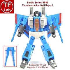 Studio Series Movie SS86 Thundercracker Upgrade Kit Null Rays Guns Transformers