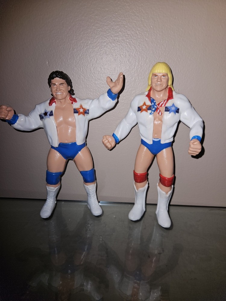 CUSTOM LJN WWF WWE US EXPRESS WINDHAM ROTUNDA WRESTLING FIGURE RESIN WCW