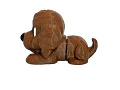 Flexi Golden Brown Doodle, Animal, Dog – Fidget Toy – Cute Gift Idea