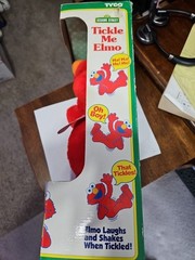 Vintage 1996 Tyco TICKLE ME ELMO Red Plush Sesame Street Toy NIP READ!!!!!!!!!!!