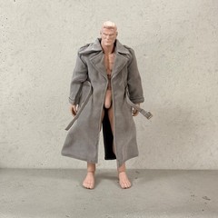 MO-VTLTC-GRY: 1/12 Grey Wired Trench Coat for 6″ muscular body action figure
