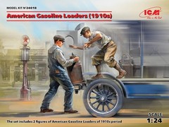 ICM ICM24018 1:24 American Benzin Loaders (1910er Jahre) 2 Figs, grau