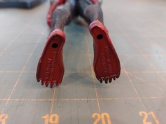 Fewture Devilman Tribal Amon Devil man Rare Figure Go Nagai 10″ Loose Red Black