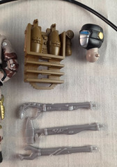 Gi Joe Black Major Cobra Techno Viper Desert Patrol Custom Limited Edition