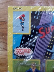 VINTAGE 1979 SUPERMAN SUPERGIRL FIGURE SET ITALY GIOCATTOLI- RARE MOC