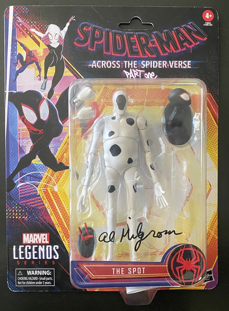 SIGNED Al milgrom “THE SPOT” Marvel Legends Across The Spider-Verse Figure