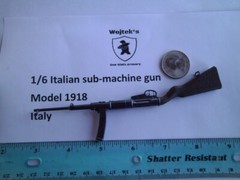 LC05 1/6 Homemade Italian WWI WWII OVP 1918 Sub-Machine Italy