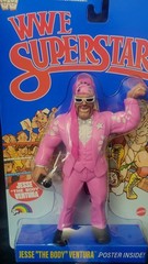 LJN Retro WWE Superstars Jesse The Body Ventura – Blue Card and Black Chase Card
