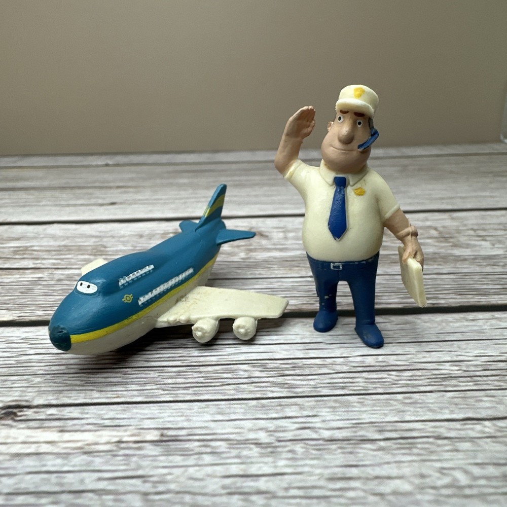 Super Wings Jimbo Mini Figurine Controller Boss Small & Big Wing- World Airport