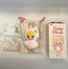 Baby Molly Pocket Friends- PET MY HEAD – W/ Bag, Card, and Box NEW POP MART