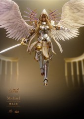 LXF2311B: Lucifer Archangel Dawn Wing Michael 1/12 Action Figure – B (Silver)