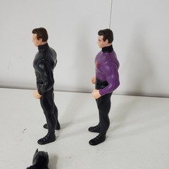 1990 The Dark Knight Collection Lot of 2 Bruce Wayne to Batman Action Figures