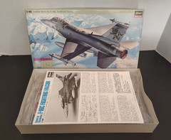 F-16C Fighting Falcon Plane 1/48 Scale HASEGAWA Model Kit NEW Unbuilt