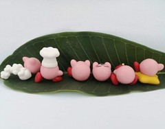 lot of 6 Kirby mini FIGURE 2cm-3cm