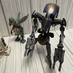 1990’s Star Wars Lot of 5 Action Figures C3PO, R2D2, Yoda, Watto, Droid Toys