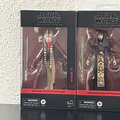 Hasbro Star Wars The Black Series Ahsoka Tano (Padawan) Aayla, Luminara Lot