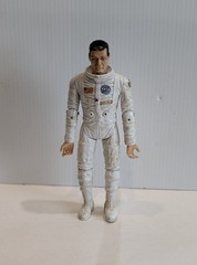 1968 Marx Johnny Apollo NASA Astronaut Action Figure 7.5”