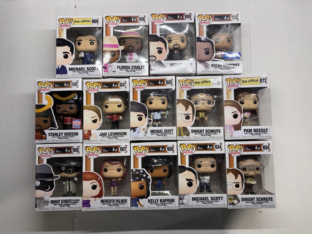Funko Pop! The Office Lot (14 Funkos) (Micheal, Dwight, Pam, Stanley, Kelly, ++)