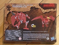Transformers Kingdom War for Cybertron Trilogy Terrosaur Gold Disk Collection