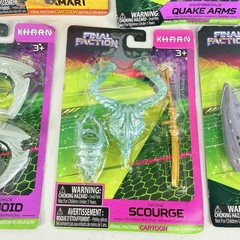 Final Faction Action Figure Weapons Alpha Khaan Amari Quake Synthoid Scourge F