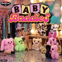Fuggler Official Baby Baddies Plush Charm Figurine Keychain Cute Tooth Monster