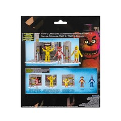 FNAF Five Nights at Freddy’s Jazwares Classic Chica Office Set 5″ Figure DAMAGE