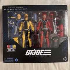 GI JOE CLASSIFIED SERIES SET OF 3 STEELER+ SHORT FUZE,TWILIGHT+STEEL CORP, DIVER