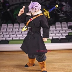 New 1/12 Custom Wired Trench Coat For 6” SHF Torankusu Action Figure（No Figure）