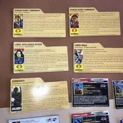 GI Joe Real American Hero File Cards Lot Of 15 Cards Various Years