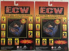 ECW OSFTM Series 2 The Dudley Boys Bubba Ray & D-Von Set Of 2 W/Yellow Bubbles
