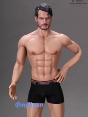 LDDOLL 34Boy 1/6 Finger Bone Makeup Flexible Silicone Muscle Body Figure Doll