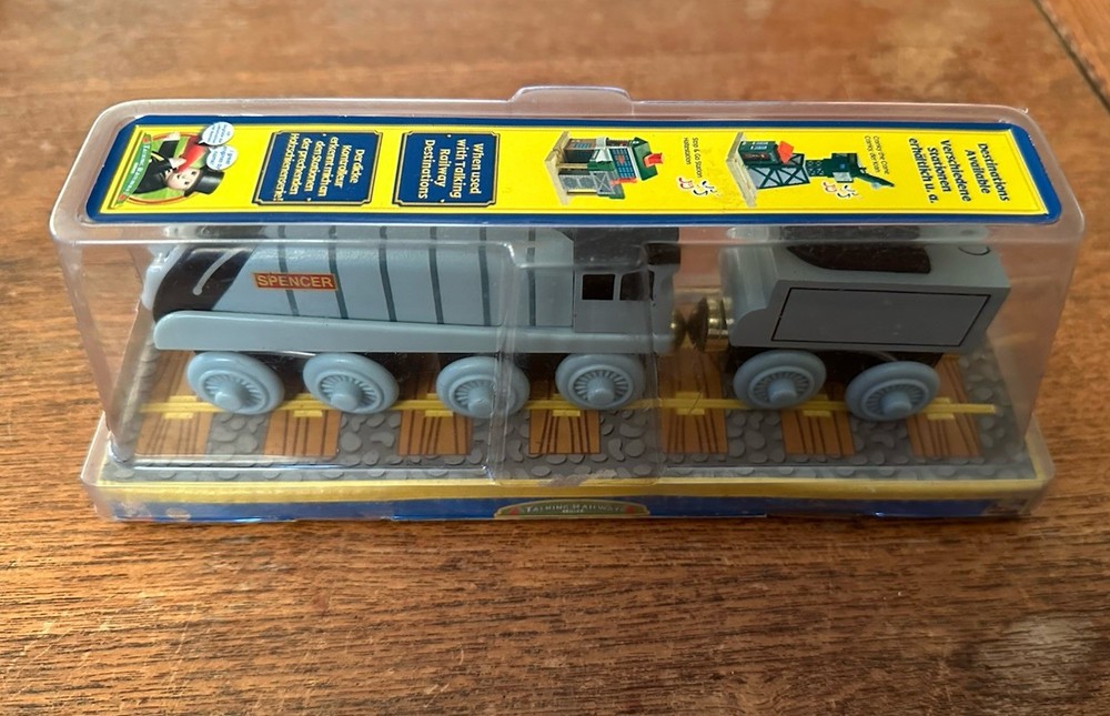 2009 Learning Curve Wooden Thomas Train European RFID Talking Railways Spencer!