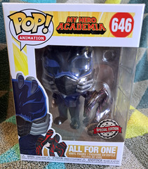 All For One Pop 646 My Hero Academia Funko Pop! 2019 Vaulted + Protector