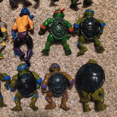 Vintage TMNT Action Figure Lot Of 18 (See Description)