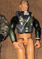 G.I. Joe Vintage 12” Hasbro Action Figure Camo Uniform Soldier Action Man x 3